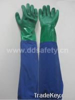 Sell Green&blue latex glove-DHL511