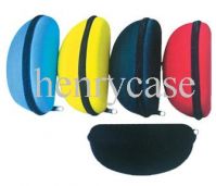 Sell EVA sunglasses case with zipper enclosure