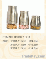 Sell glass containers for dried fruits, walnut packing