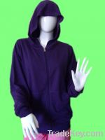 Sell latest fashion cotton zipper hoody sweatshirt