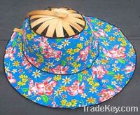 Sell cotton folding fan hats