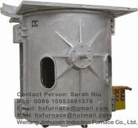 Induction furnace for aluminum melting