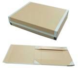 Magnetic Closure matte black foldable  paper packaging box/flat folding cardboard gift /lunch box