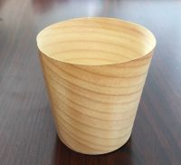 2#Cake Baking Wooden Cup Mold Pan Muffin Chiffon Cake Natural Pinewood fingle food snack cup