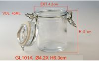 High Quality Airtight Glass Canister Hermetic Seal Bail &Trigger /Jar
