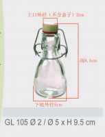 Clip Top preserver Airtight Glass Bottle Jars Canister