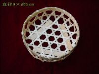 Event disposable bamboo woven baskets for bread cake flowers