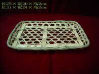 Bamboo Fruit Storage Trays Baskets