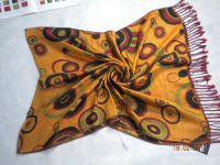 Sell Single layer small circle jacquard shawl --- DCDYQ