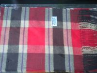 Sell cashmere feel acrylic tartan scarf