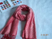 Pop leopard jacquard shawl --- BPH