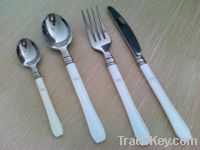 disposable two-part cutlery set