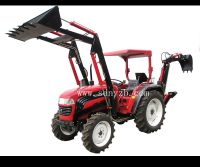 Sell 4WD 40HP Tractor with Front End Loader and Backhoe