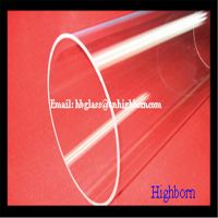 Heat resistance large diameter clear quartz glass tube supplier