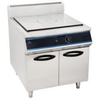 gas French hot-plate cooker with cabinet