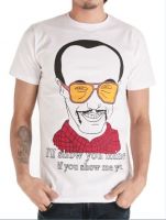 Sell Mens head with glass printed t shirt