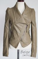 Sell Fashion Pu Leather Lady Jacket