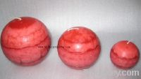 Sell ball candle with layer effect