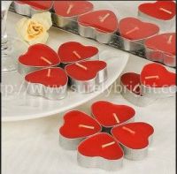 scented heart shape tealight candle and sets