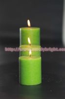 apple scented pillar candles