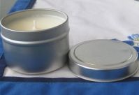 tin candle with soy wax