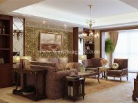 Wantian 3D art glass for sofa background