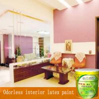 Odorless interior latex paint