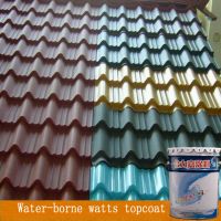 Water-borne watts topcoat