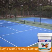 Tennis courts special coatings