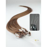 Brazilian virgin remy human hair micro ring loop hair extension