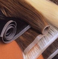 Indian virgin remy human hair skin weft / pu weft extension