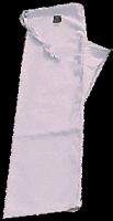 KARATE TROUSER IN WHITE CANVAS COTTON