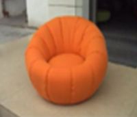 Sell top kids sofa X-43 pumpkin chair with swivel