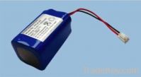 Sell 14.4V 2000mAh rechargeable lithium battery pack with Sanyo cells