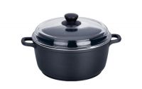 32cm Soup Pan with Non-stick Coating, Made of Die-cast Aluminum