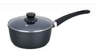 Aluminum Die-cast Non-stick Sauce Pan with Glass Cover