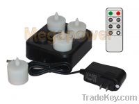 Sell Cordless Rechargeable Flickering Tea Light Candles, Led Lamps