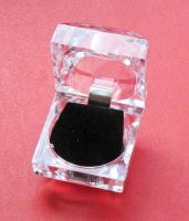 Sell acrylic crystal earring box, jewellery box  110417-21