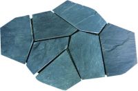 Black flagstone mats slate flooring tile