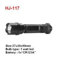 1W LED aluminium camping flashlight torch HJ117