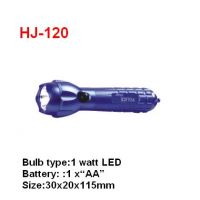 1W LED aluminium camping flashlight torch HJ120