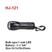 1W LED aluminium camping flashlight torch HJ121