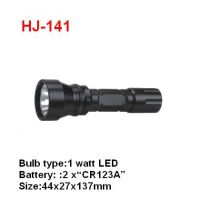 1W LED aluminium camping flashlight torch HJ141