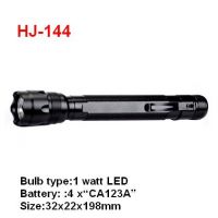 1W LED aluminium camping flashlight torch HJ144