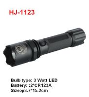 3W LED aluminium camping flashlight torch HJ1123