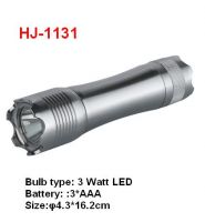 3W LED aluminium camping flashlight torch HJ1131