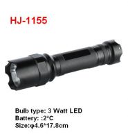 3W LED aluminium camping flashlight torch HJ1155