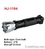 CREE LED aluminium camping flashlight torch HJ1194