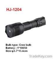 CREE LED aluminium camping flashlight torch HJ1204