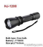 CREE LED aluminium camping flashlight torch HJ1208